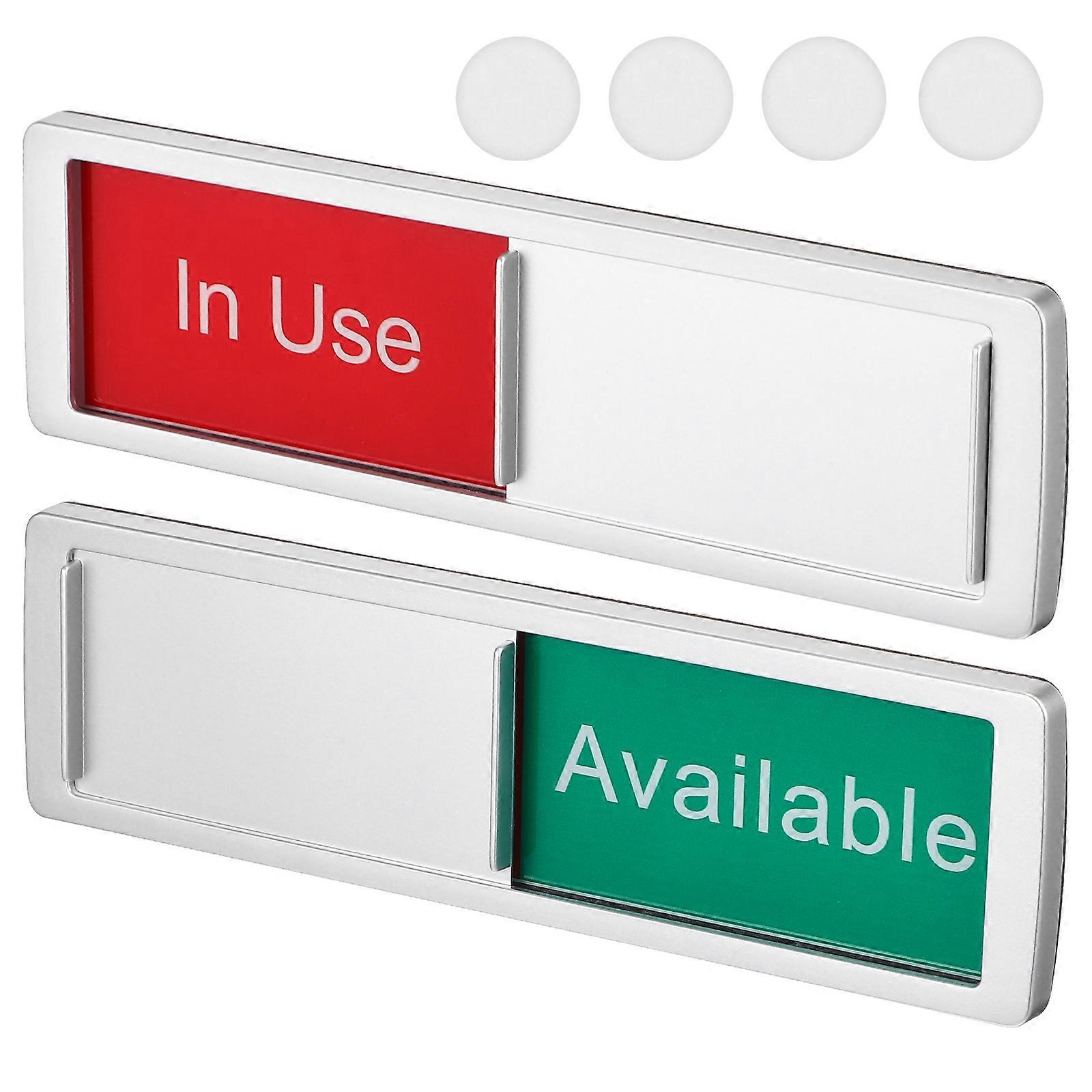 10Pcs Vacant Occupied Privacy Sign for Office Use Door Indicator