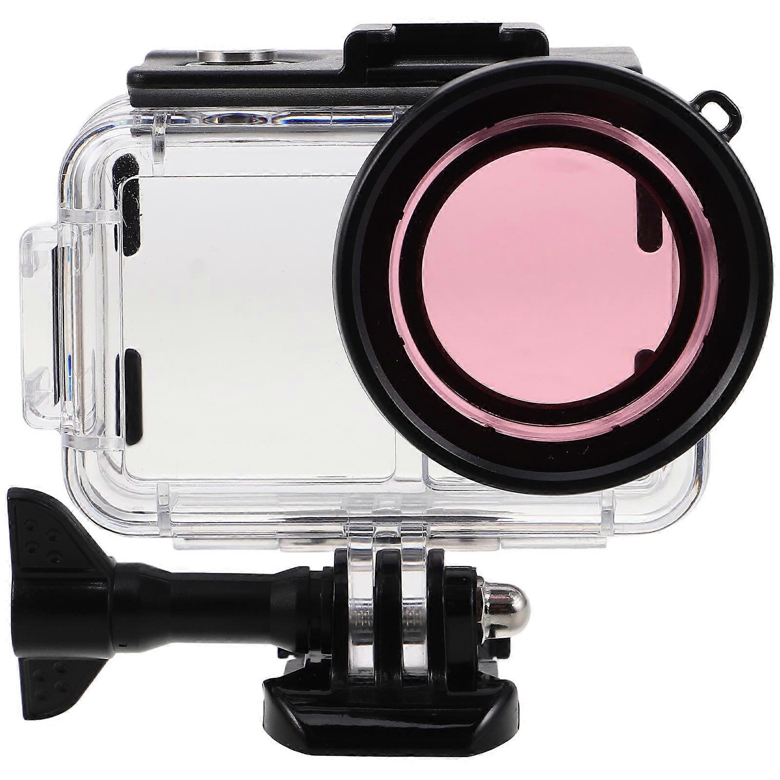 Waterproof Camera Housing Case for Action Camera with 4Pcs Durable Cover