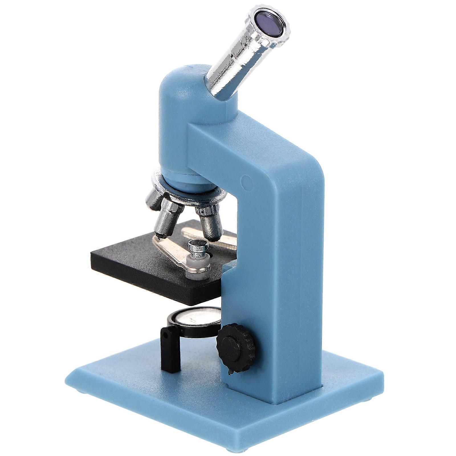 Realistic Microscope for Decoration 5Pcs Mini House Simulation Model