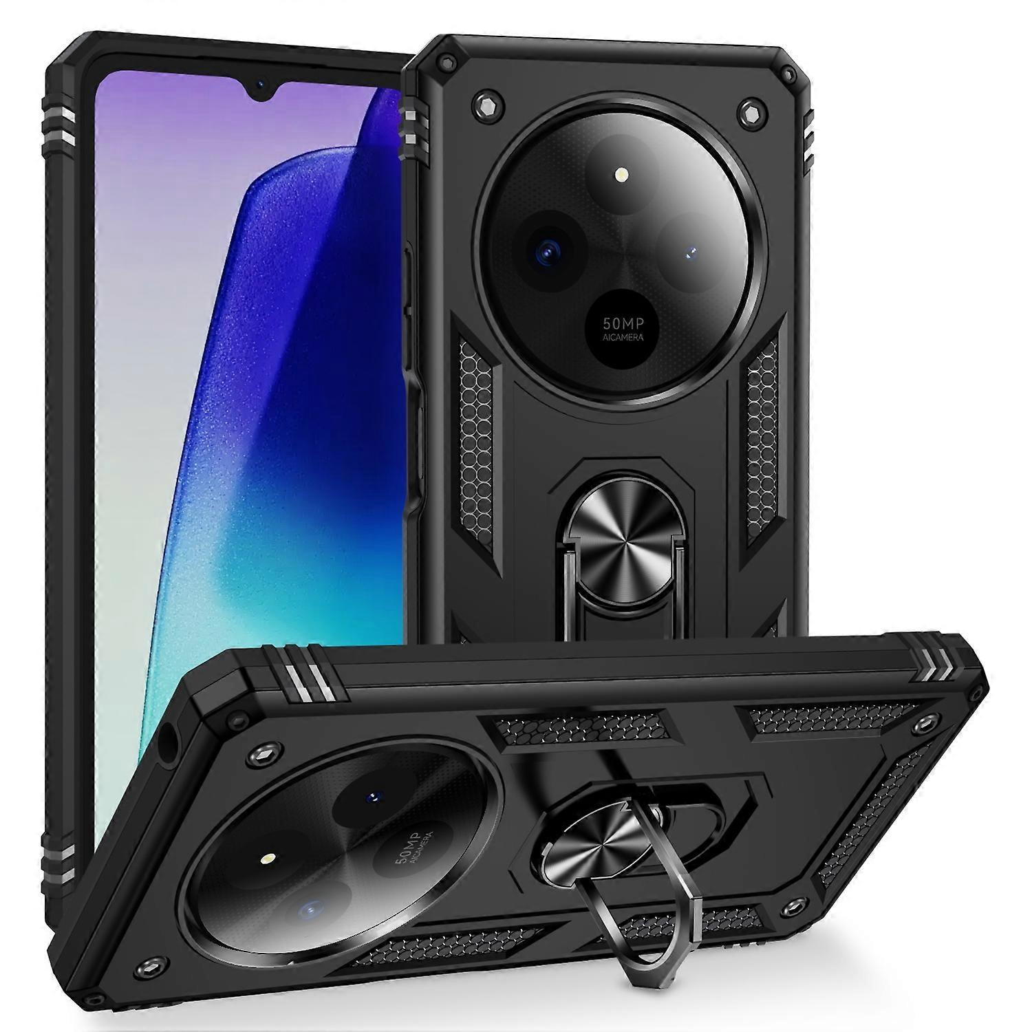 Shockproof TPU + PC Phone Case with Holder