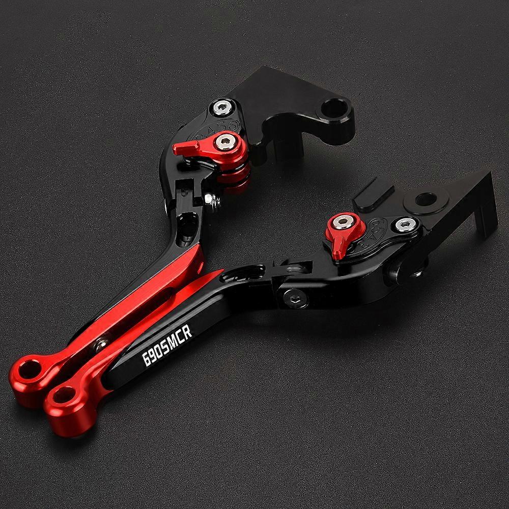 Motorcycle Accessories CNC Adjustable Folding Brake Clutch Levers For 690SMC-R 690SMCR 690 SMC-R SMCR SMC R 2008 2009 2010 2011