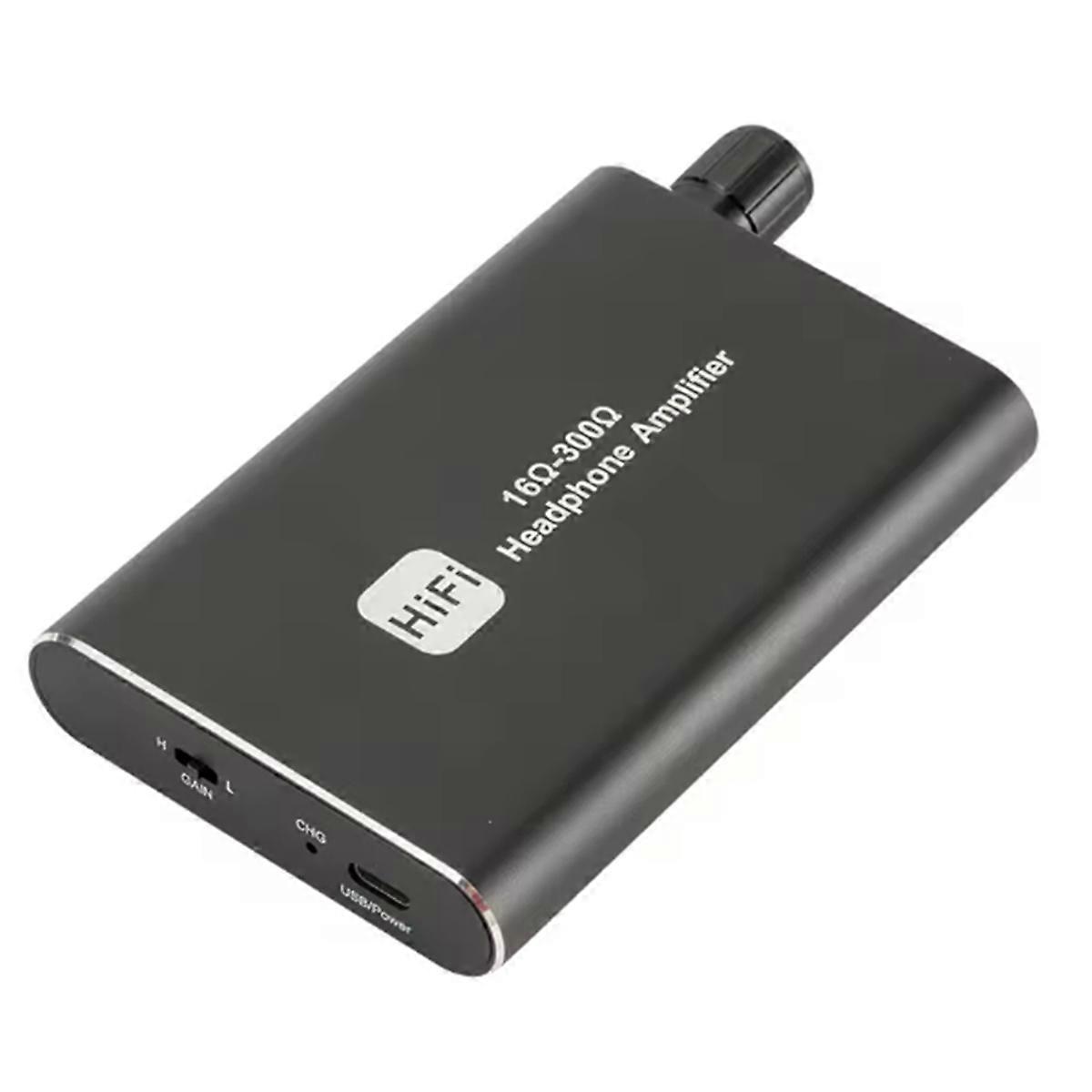 16-300Ω HiFi Headphone Amplifier Portable 3.5mm AUX Audio Receiver Music Player Earphone Amplifier