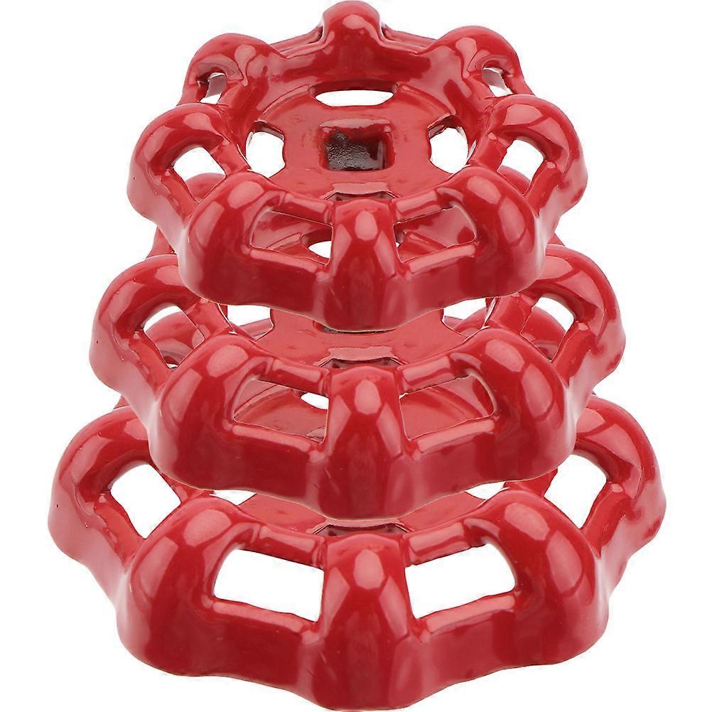 Outdoor Faucet Handles Shutoff Handle Replacement 15Pcs Durable Red Set