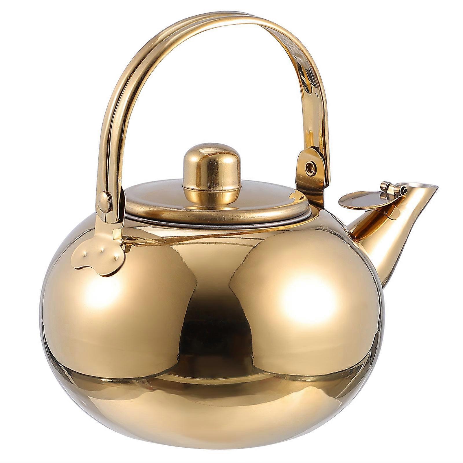 Thicken Stainless Steel Tea Kettle for Home Use with Filter 2Pcs