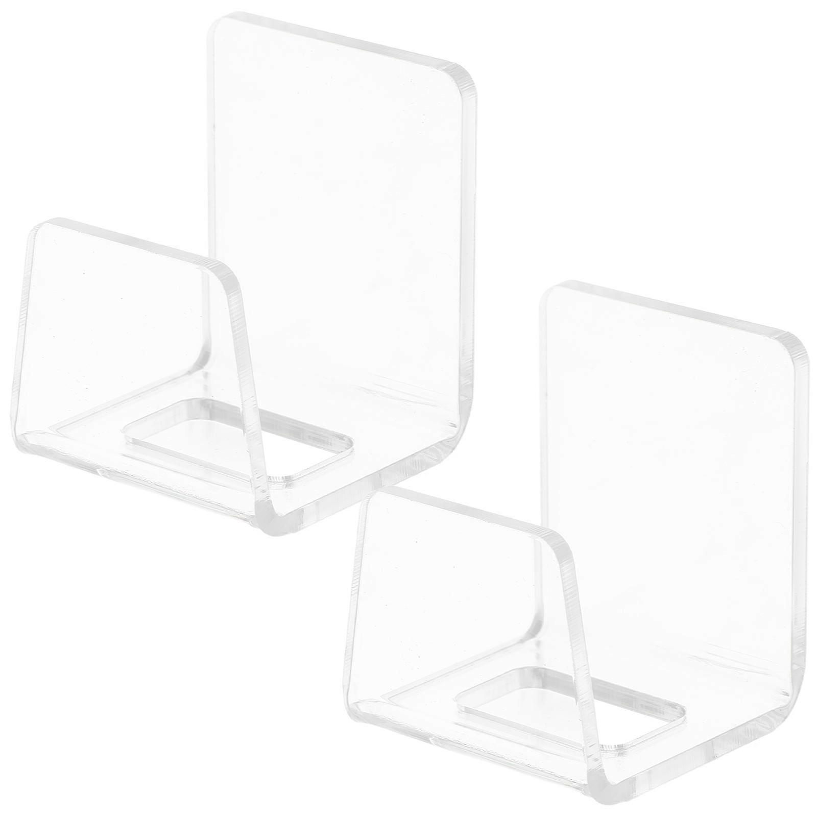 Kitchen Sink Transparent Acrylic Sponge Holder for Multipurpose Use 6Pcs