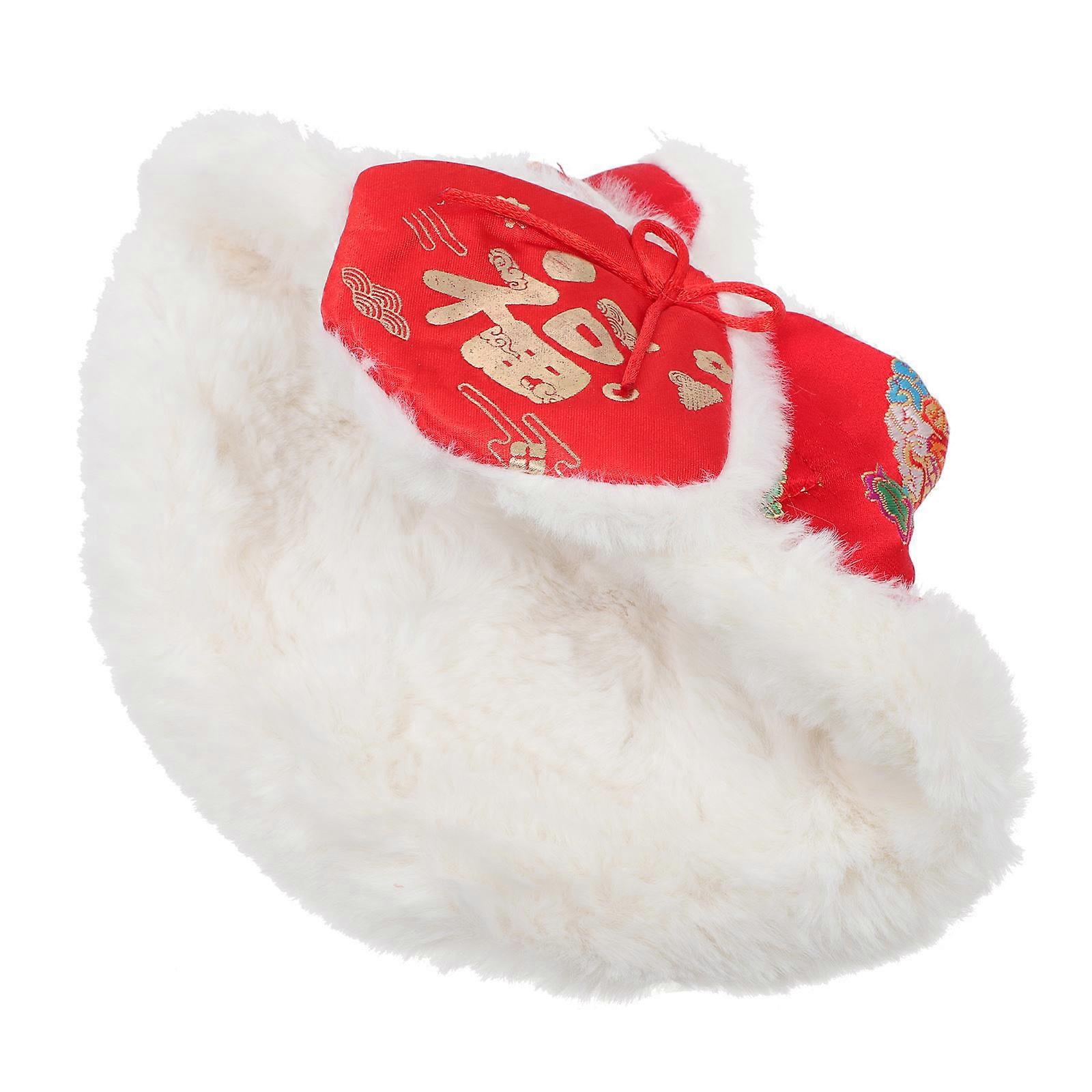 Warmth Providing Cat Cloak 2Pcs in Red Designed for Pets Suitable for Winter Occasions