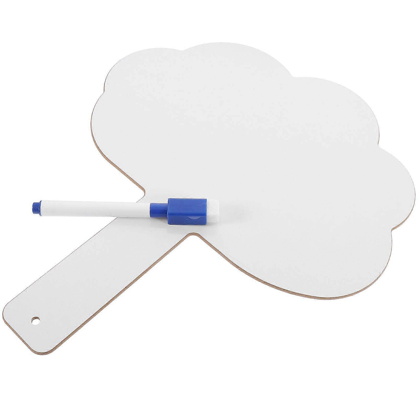Wooden Answer Paddle Handheld Dry Erase Board for Classroom 3Sets