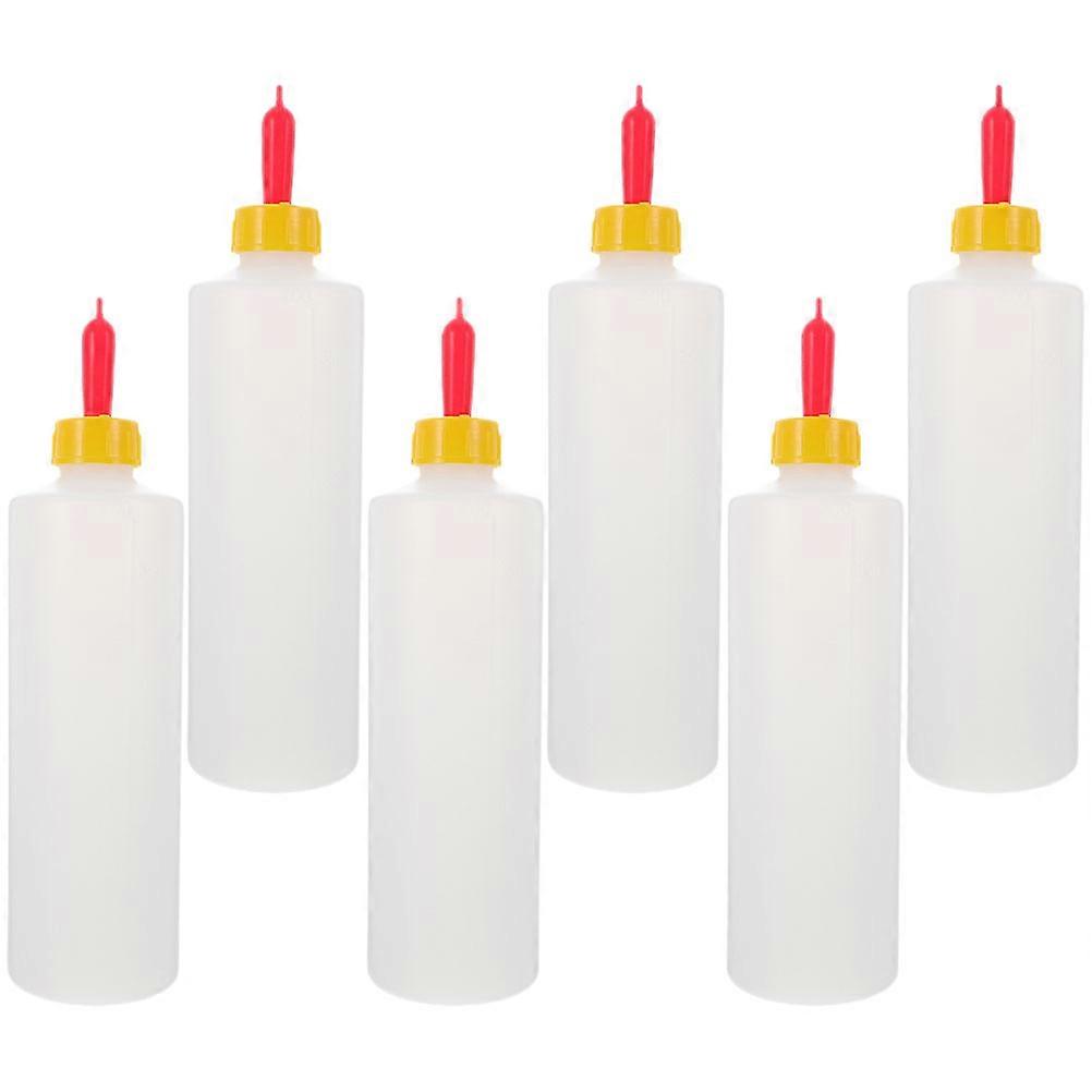 Goat Milk Bottles 5 Sets Perfect For Pet Owners And Farmers 9.1X11.8X2.4In Transparent Color Feeding Supplies
