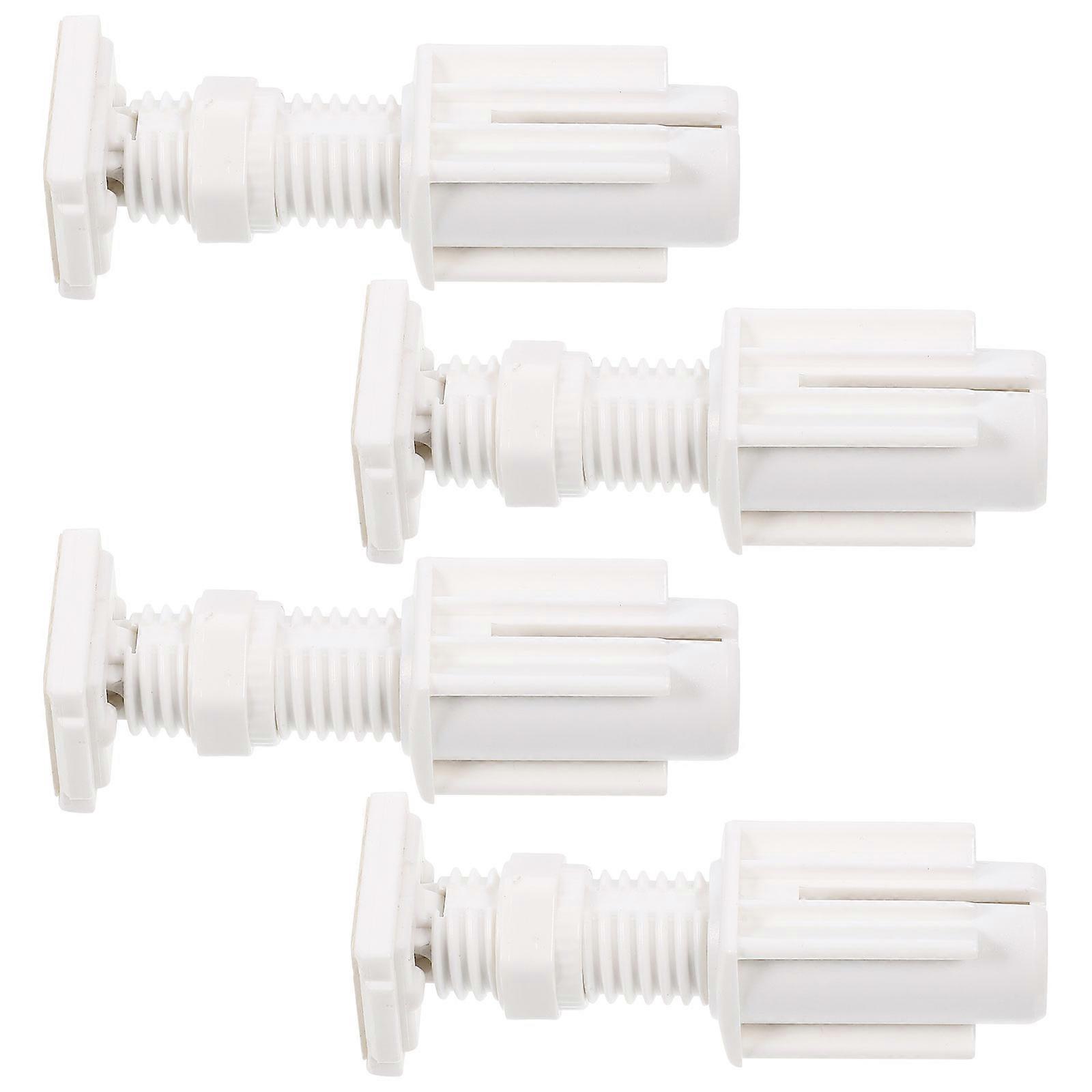 Window Blind Brackets for Louver with 8Pcs White Roller Shutters Mount