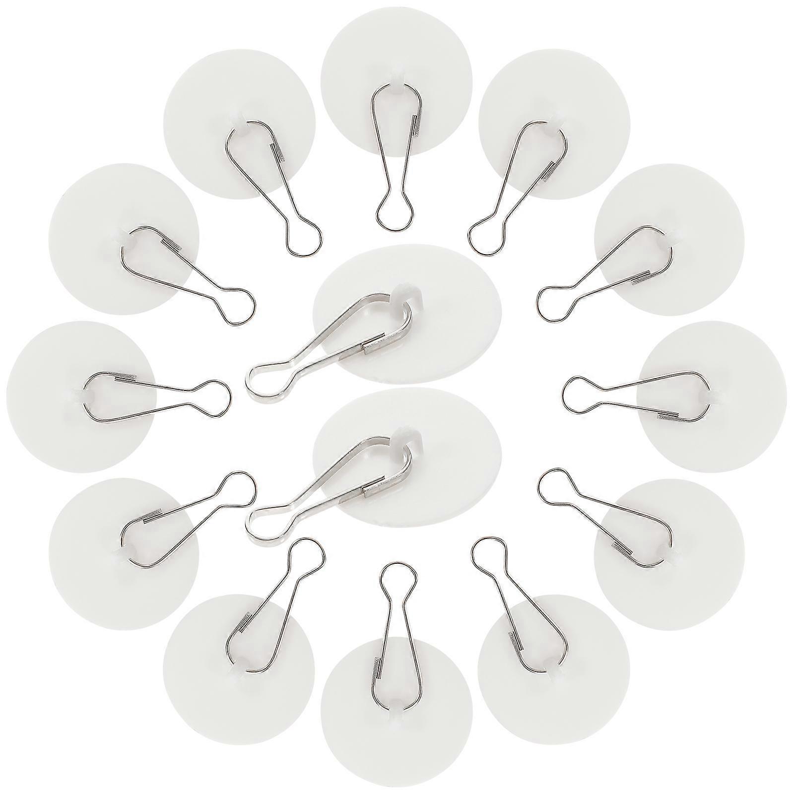 Adhesive Ceiling Hooks 250 Sets Suitable For Home Decoration White Color 1.2×1.2×1.6in Strong Load Bearing
