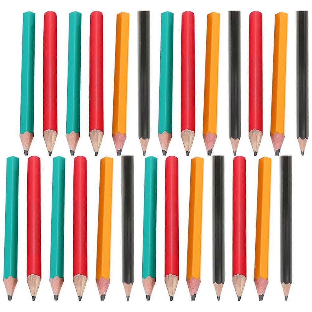 Short Small Pencils for Writing Use Mini Pencils 240Pcs Light Brown
