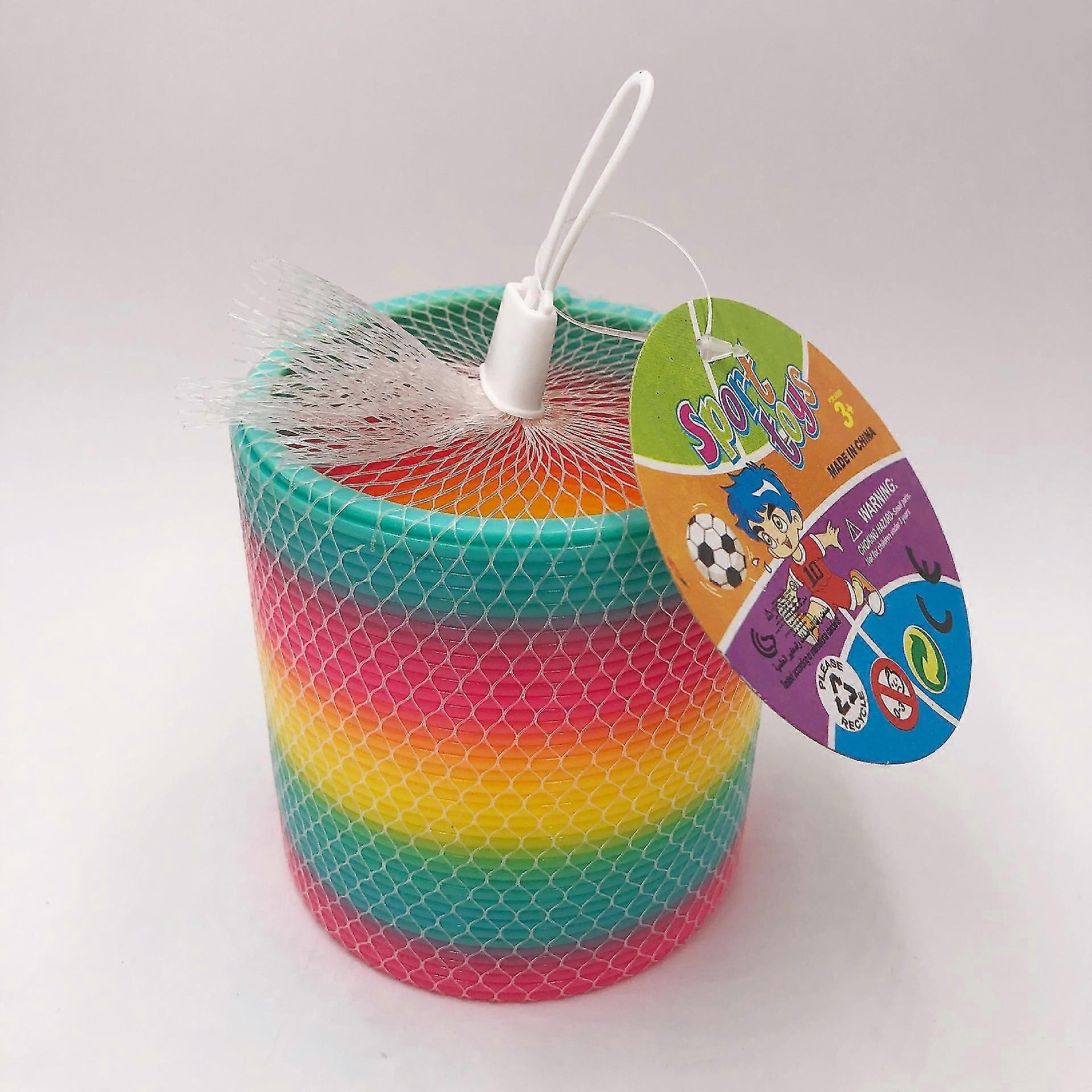Rainbow Spiral Spring Toy for Kids