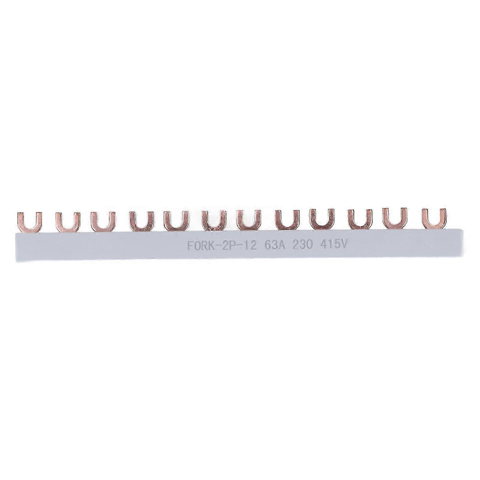 Terminal Block 12 Way Red Copper Good Electrical Conductivity Terminal Strip Block 63A 230‑415V 2025