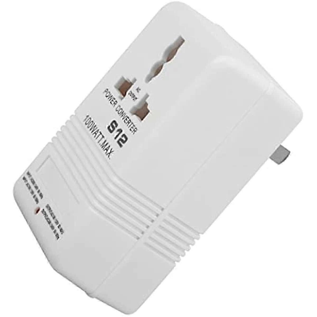 Step Up/Down Voltage Transformer 100W for 110V/120V to 220V/240V Conversion, Travel Power Adapter