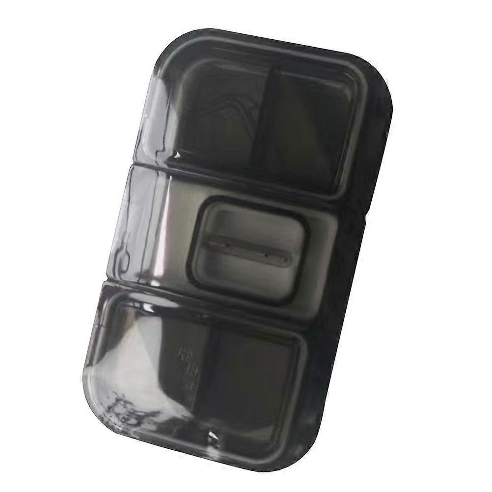 2Pcs Rectangular Travel Case Organizer For Elderly People Dustproof Medicine Storage Lightweight Design