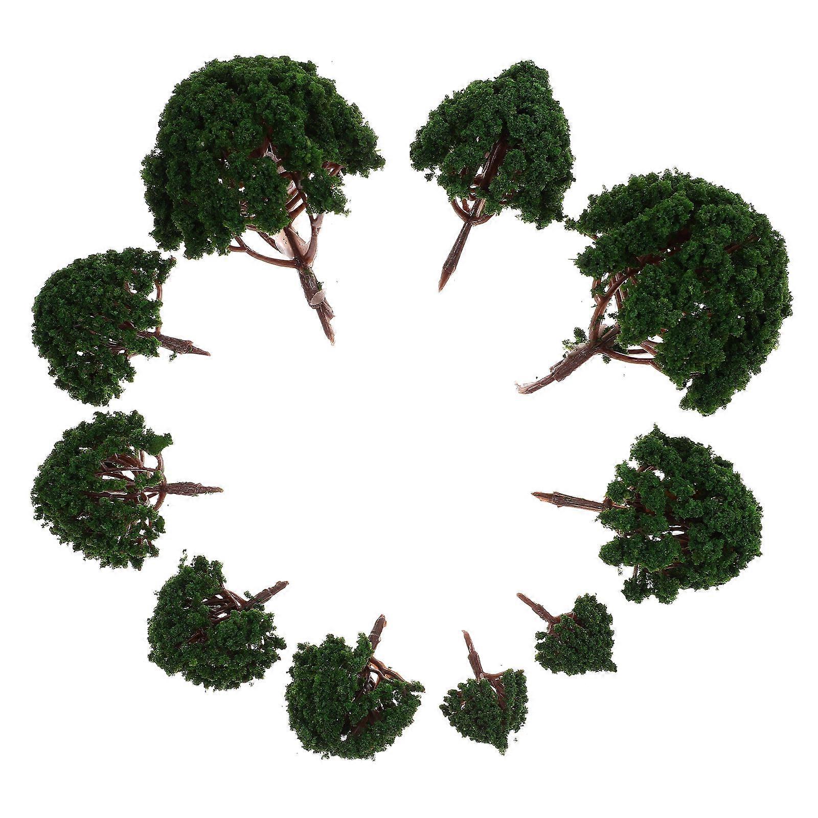 Model Scenery Landscape Trees Decorative Set with 40Pcs for Gardening Use