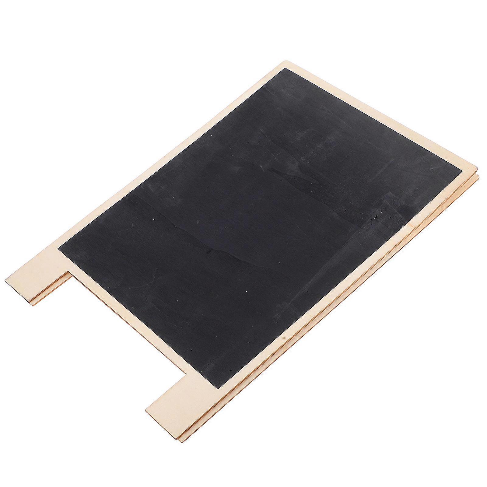 5Pcs Chalkboard Sign For Cafes And Shops Wooden Message Board Rectangular For Note Taking And Displaying Artwork Rustic Design