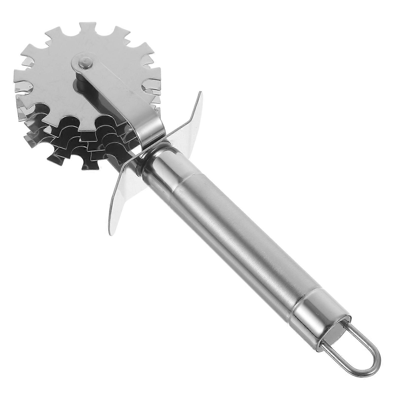 Handheld Stainless Steel Meat Tenderizer for Kitchen Use 2Pcs 5 Wheel