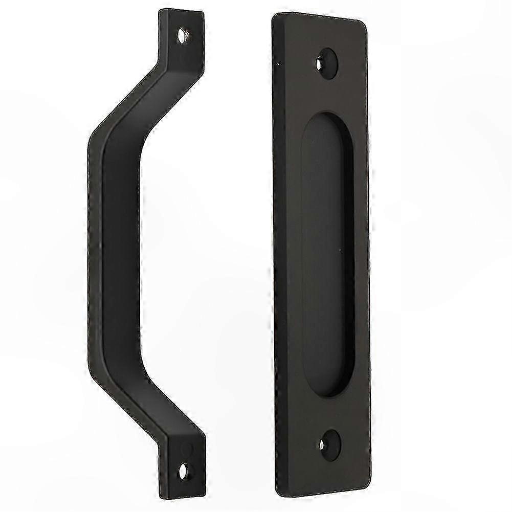 Rustic Double-Sided Pull Handle for Sliding Barn Doors Heavy Duty Design
