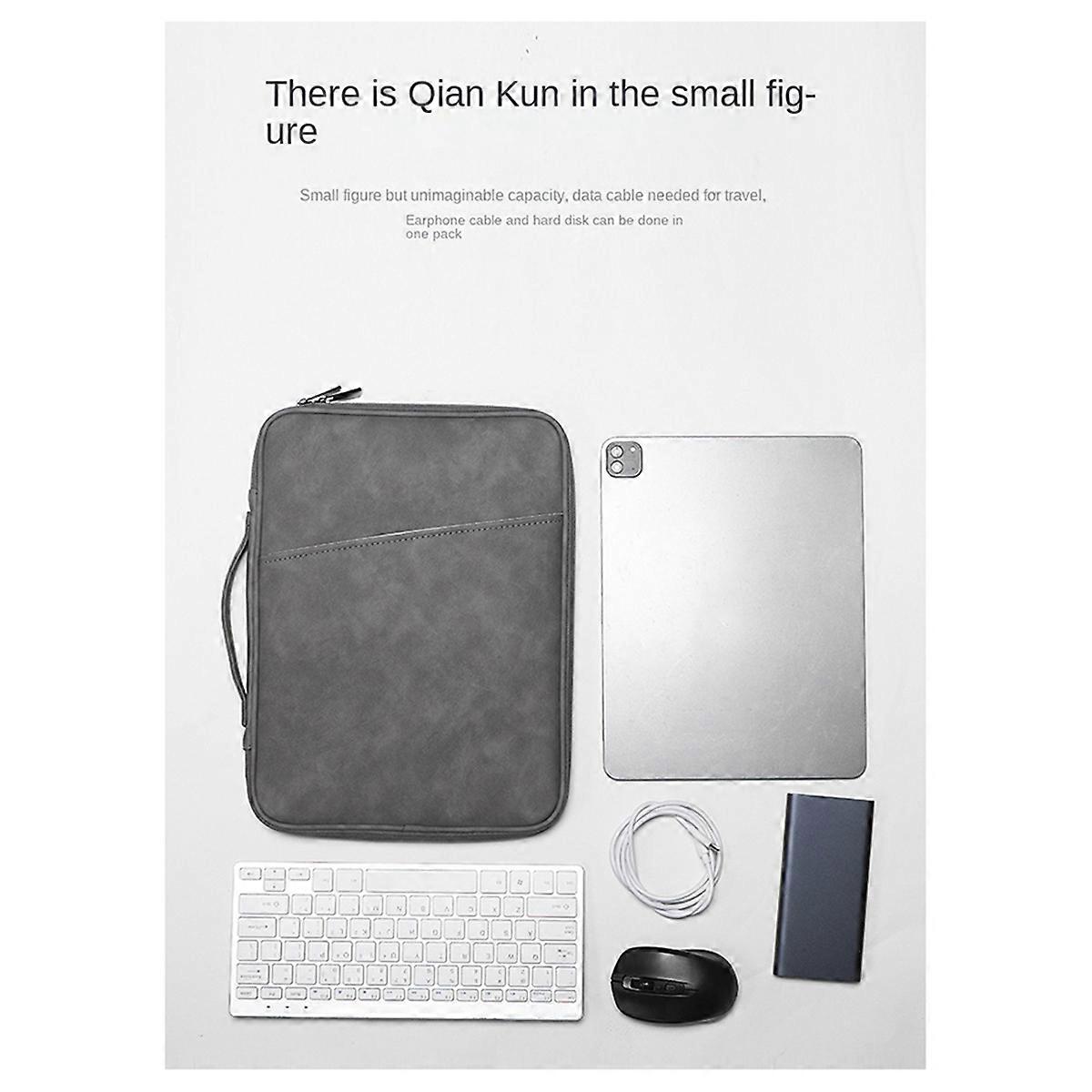 Laptop Case 14-15 Inch Waterproof Tablet Bag Dark gray