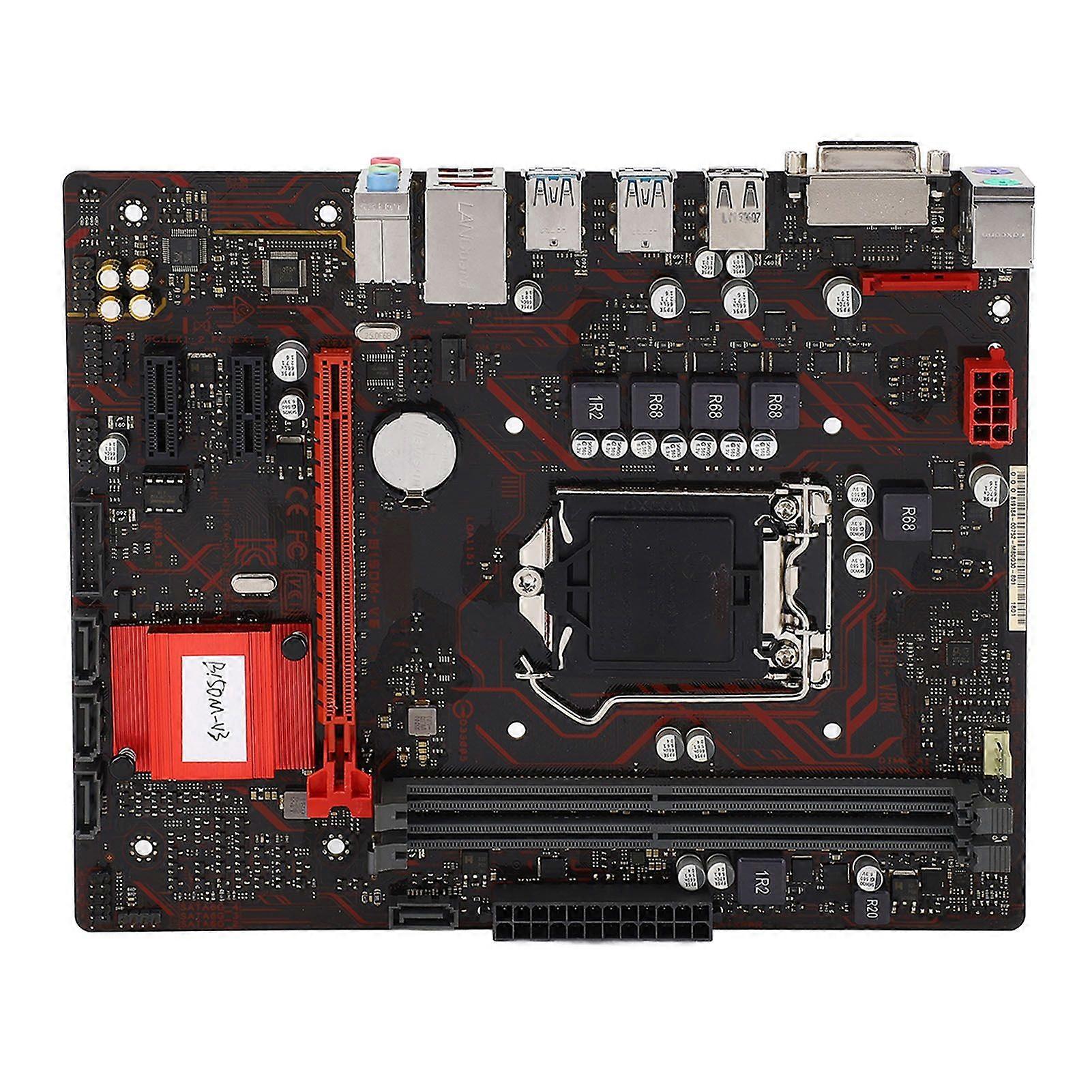 M-ATX Desktop Motherboard PCI-E 3.0 LGA 1151 CPU Slot Double DDR4 2133MHz Memory for Core I7 I5 I3 Pentium Celeron 14nm CPU