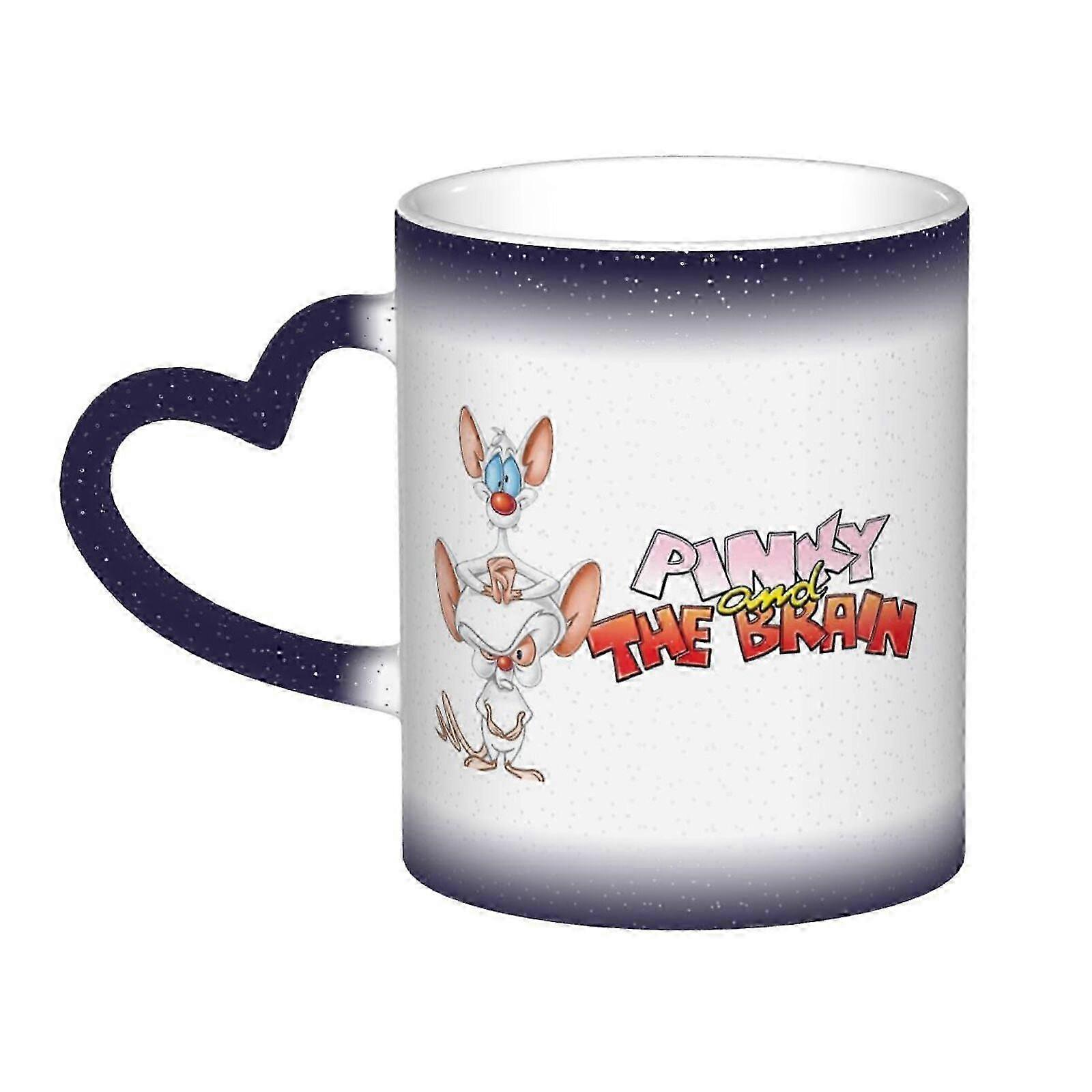 Pinky And The Brain Brain Mug Color Changing Coffee Mug Ceramic Heat Sensitive Colour Changing Mug In The Sky