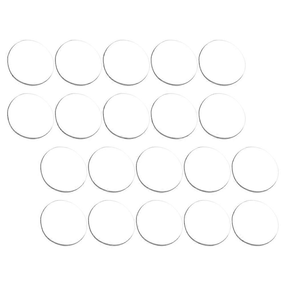 Clear Suction Table Pads for Anti Slip Protection 96Pcs White PP