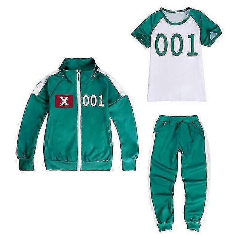 イカゲーム 2 人用コスプレ コスチューム トラックスーツ コンプリート ウェア セット - 2025