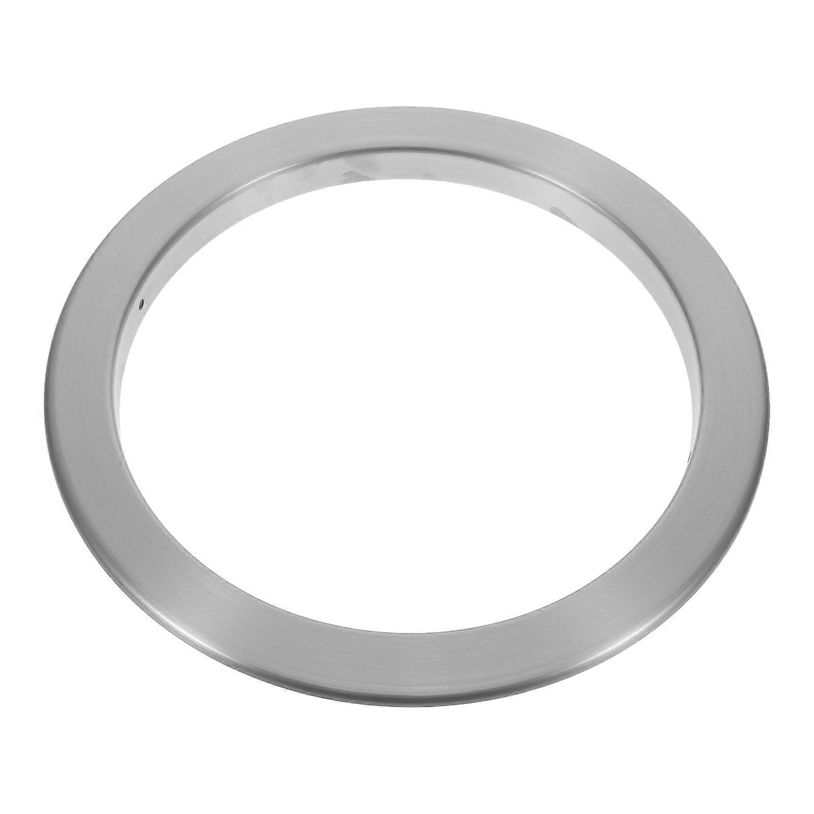 Embedded Trash Can Lid Ring Stainless Steel Countertop Waste Cover for Home Use