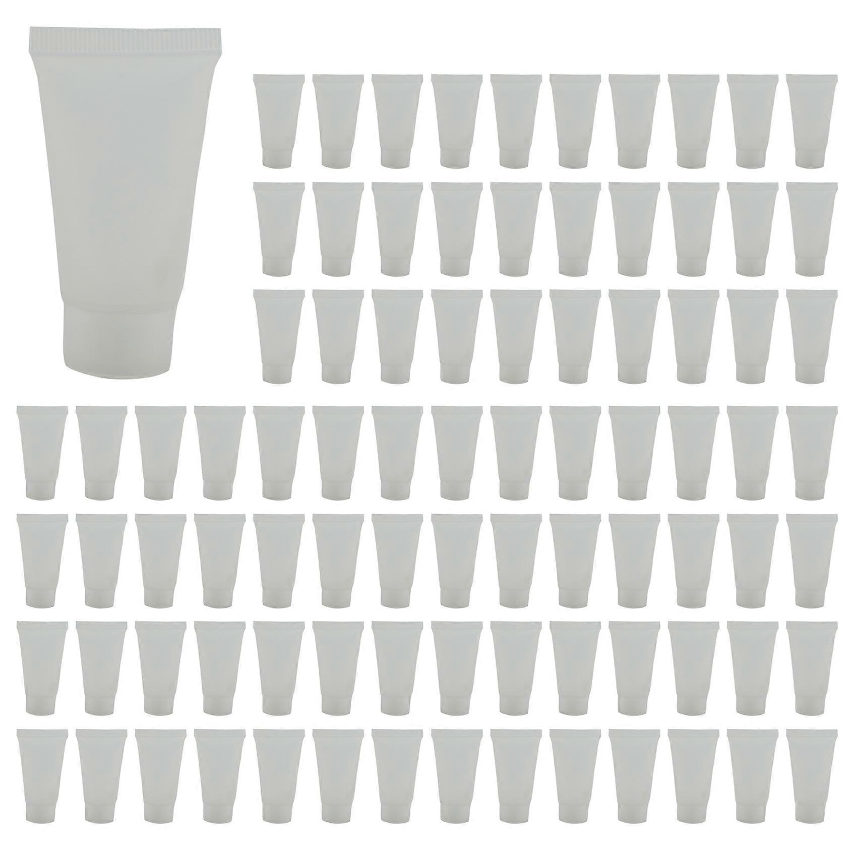 400Pcs 15Ml Refillable Tube Empty Lotion Bottle Soft Tube with Cap Travel Squeeze Make Ups Container Refillable Bottles