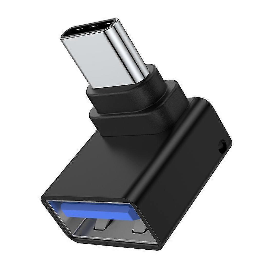 25-26 Type C Male To USB 3.0 Female Converter OTG Type C To USB 3.0 90 Degrees Right Angled For USB C Extension Connector