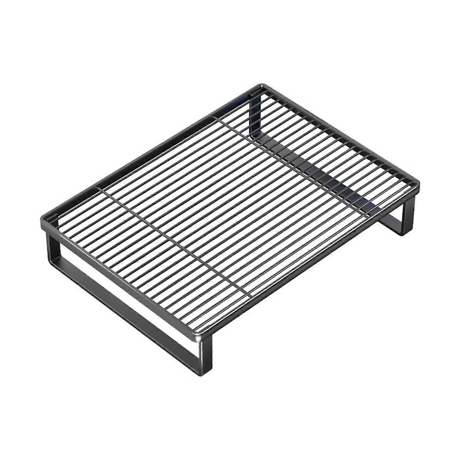 Gas Stove Rack Induction Cooker Bracket Solid Metal Structure Strong Load-bearing Multipurpose Storage Rack