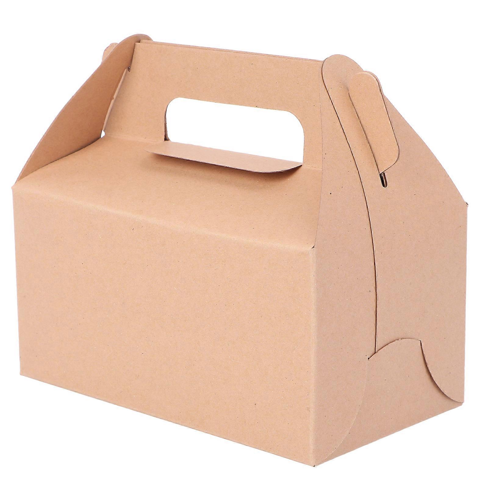 Dessert Containers Baking Box Packing Cake Boxes Handmade Cookie Christmas Packaging 12 Pcs