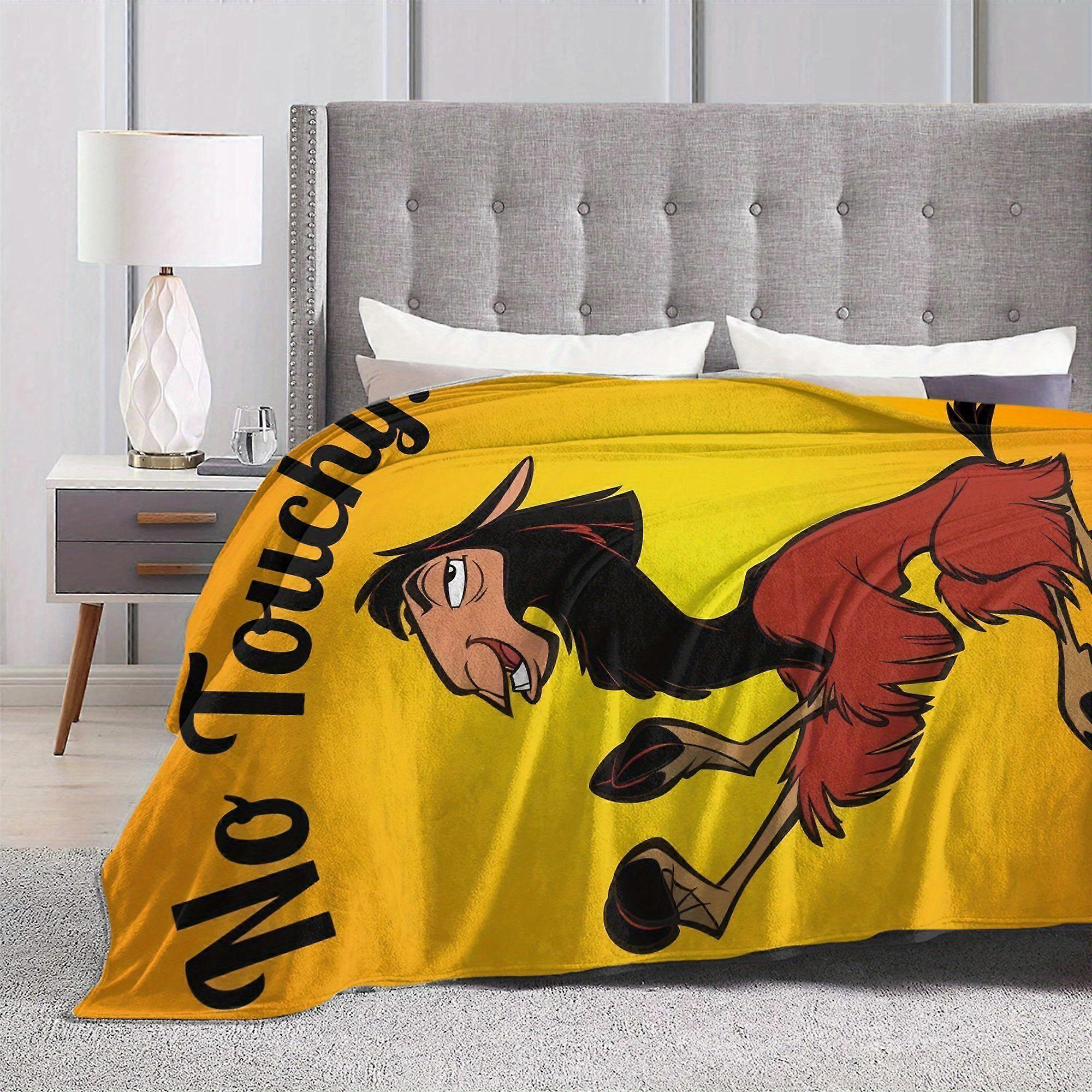 sf021 The Emperor'S New Groove Animation, Creative Inspirational Design Ultra-Soft Flannel Blanket, Warm and Comfortable Living Room Throw, Office Rug