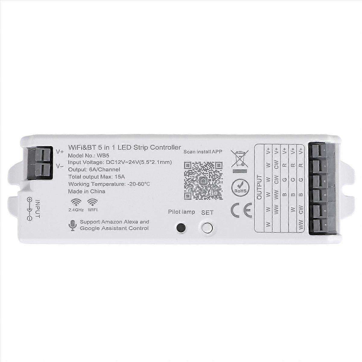 WB5 WiFi Bluetooth LED Strip Controller for Smart Life APP