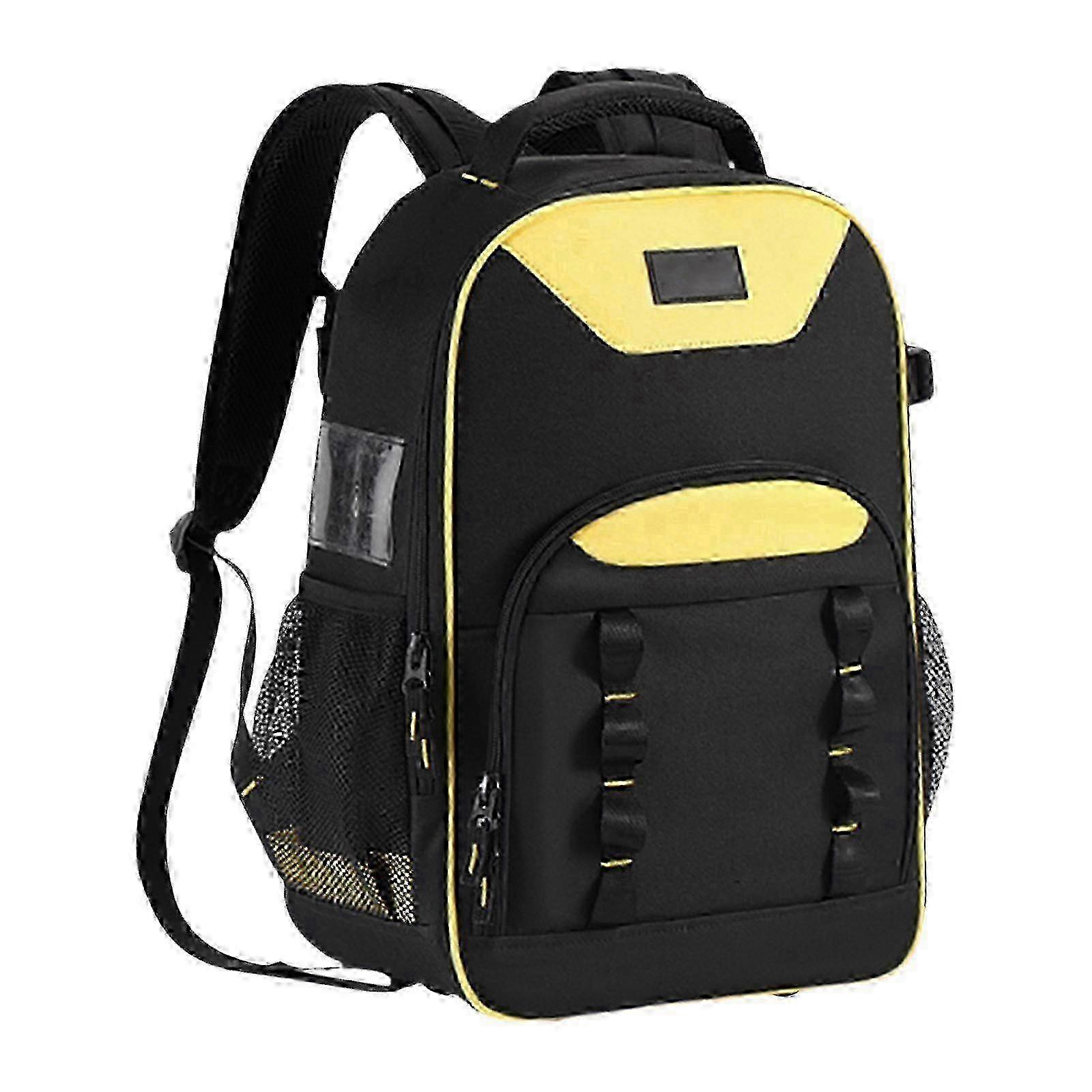 Heavy Duty Electrician Tool Backpack for Professional Maintenance, Durable Tool Bag with Adjustable Straps