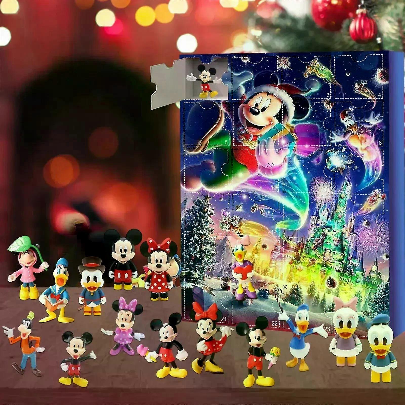 Advent Calendar Stitch Cartoon Doll Christmas Atmosphere Decorative Gifts New Year 24 Days Countdown Surprise Blind Box