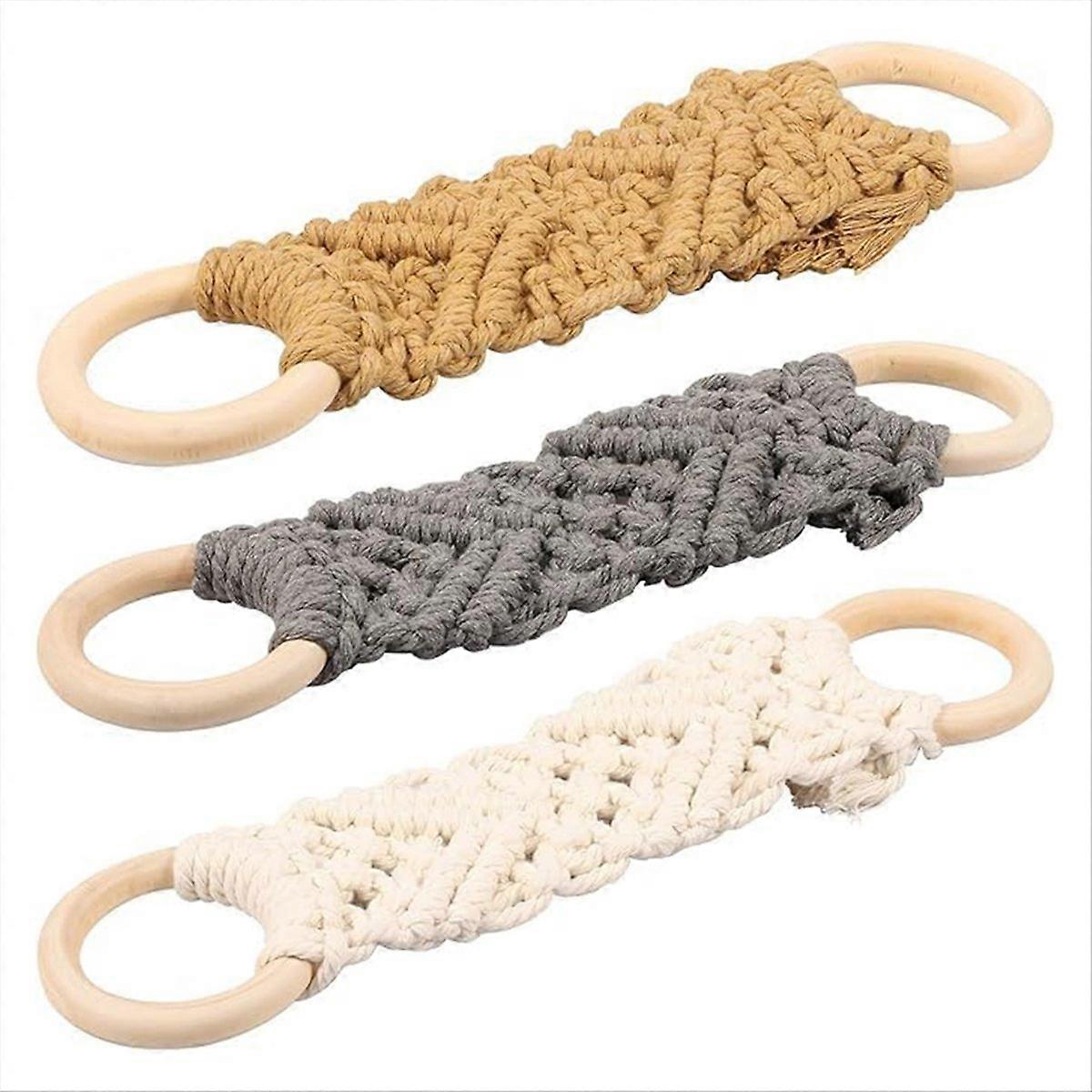 3Pcs Handmade Crochet Dish Towel Holder