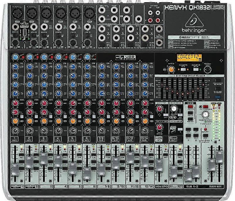 Behringer Qx1832usb Audio Mixer 18 Channels