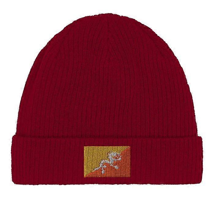 Bhutan Flag Hood in Red