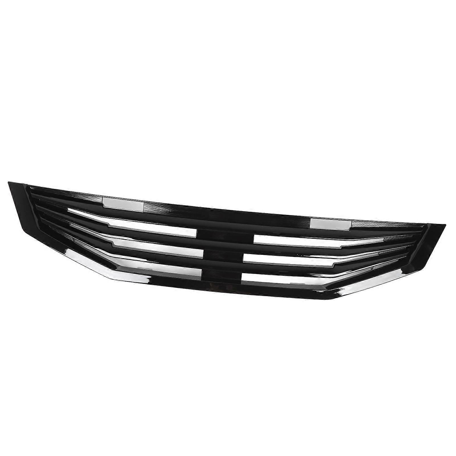 Gloss Black Front Bumper Grille Grills For Coupe 2 Door Pre-Facelift 2008 to 2010 US Spec 