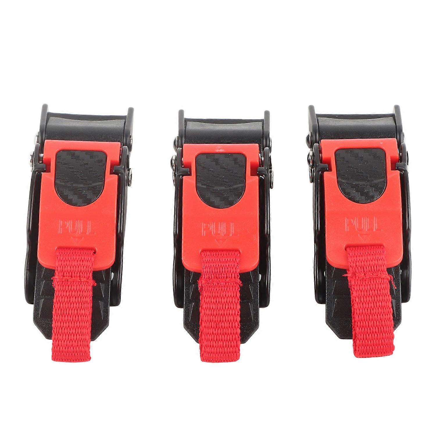 3X Motorcycle Helmet Speed Clip Quick Release Chin Strap Button Pull Buckle Bike