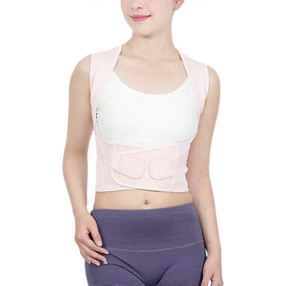 Adjustable Unisex Shoulder Brace Belt Low Back Support For Women Men