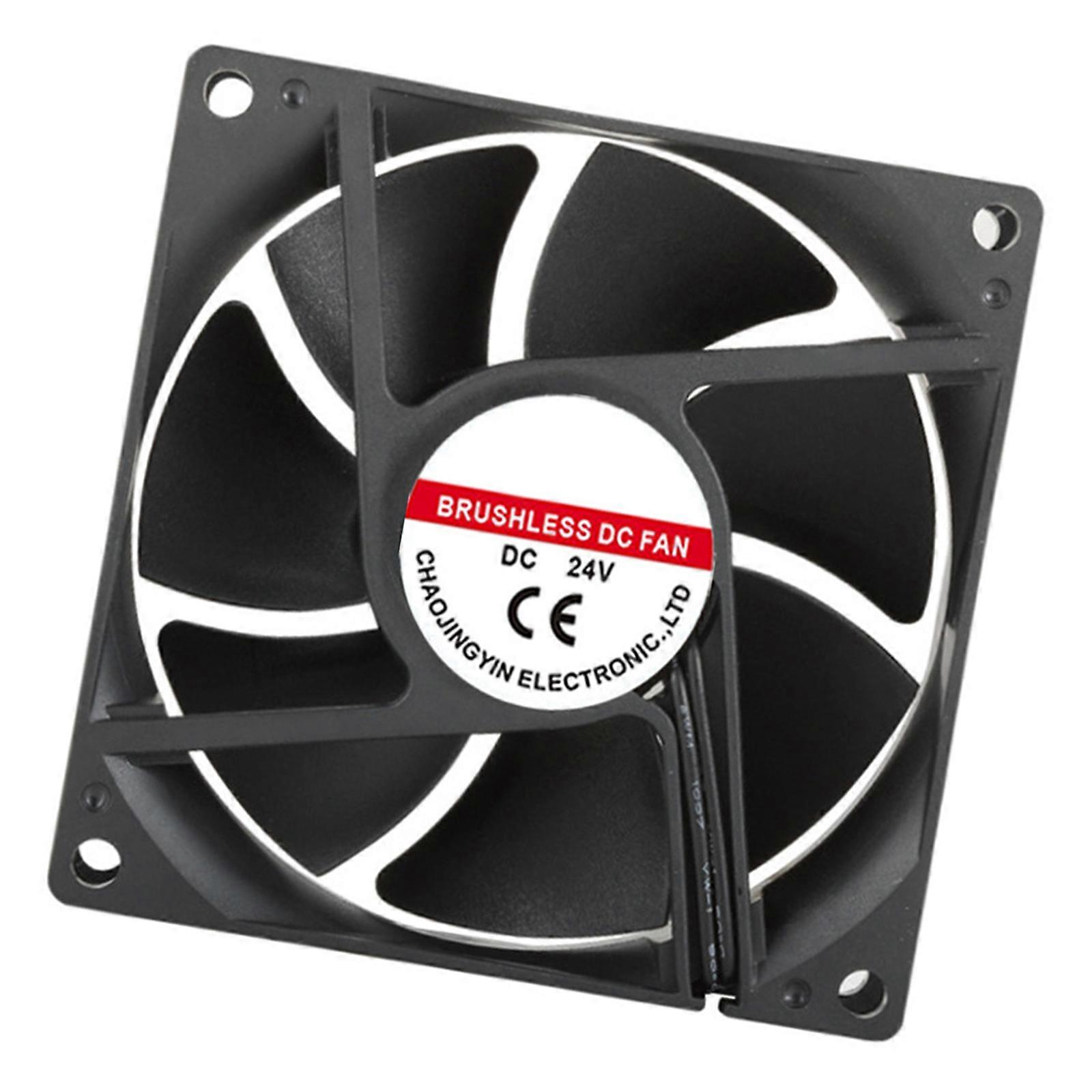 Low Noise 8025 Hydraulic Bearing Cooling Fan Efficient Heat Dissipation ABS Case For Electronics Computers Small Appliances Multicolor