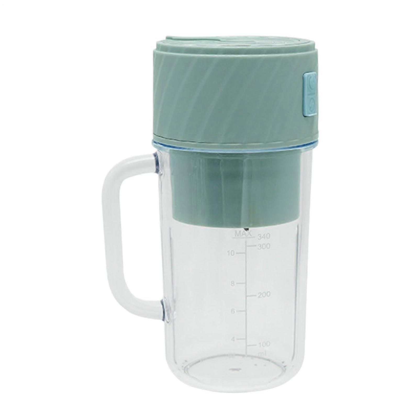 Portable  Blender Portable Electric Cup Blender Multifunctional Built In Straw Anti Leak Design Blue
