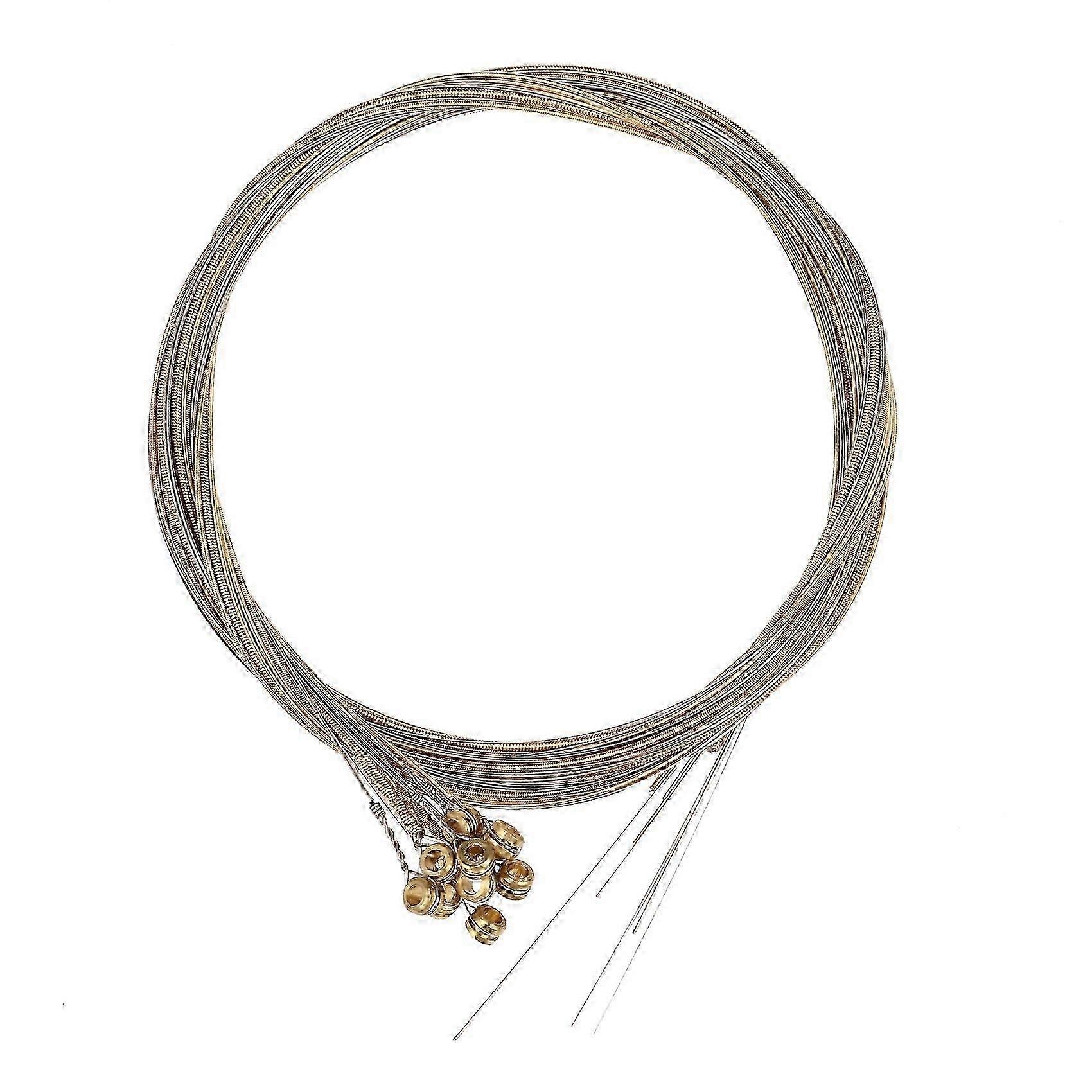 12Pcs Stainless Steel Guitar Strings Replacement 12 Strings Set for Guitar Parts Accessories Edition