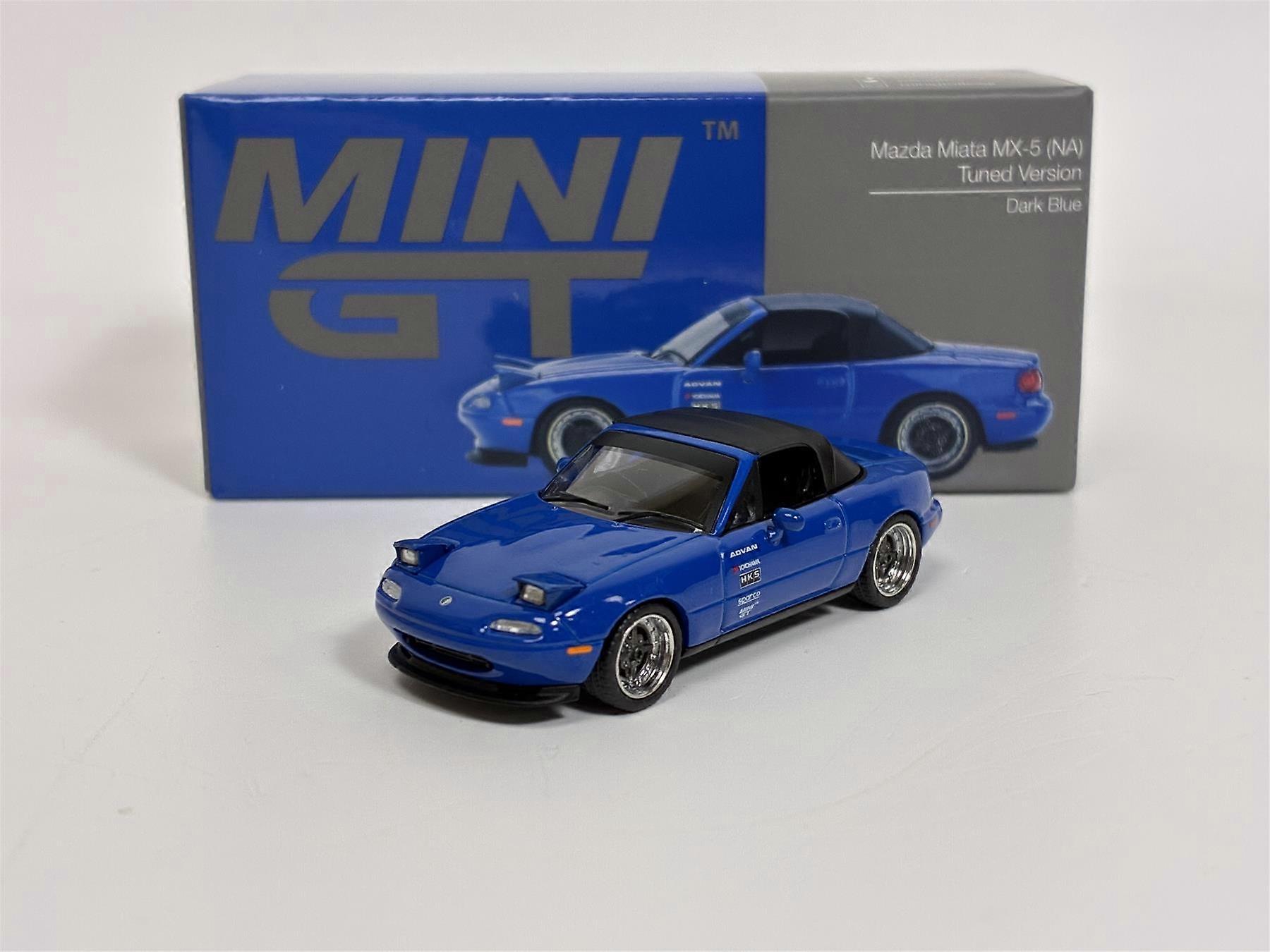 Mazda Miata MX-5 NA Tuned Version Dark Blue RHD 1:64 Mini GT MGT01069R
