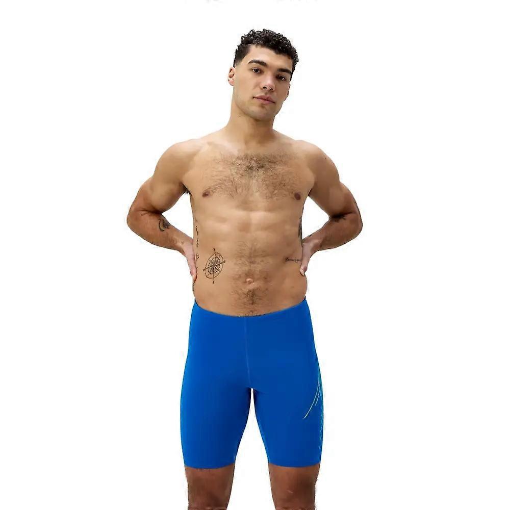 Speedo Hyperboom Placement 游泳干扰器 - 蓝色/绿色