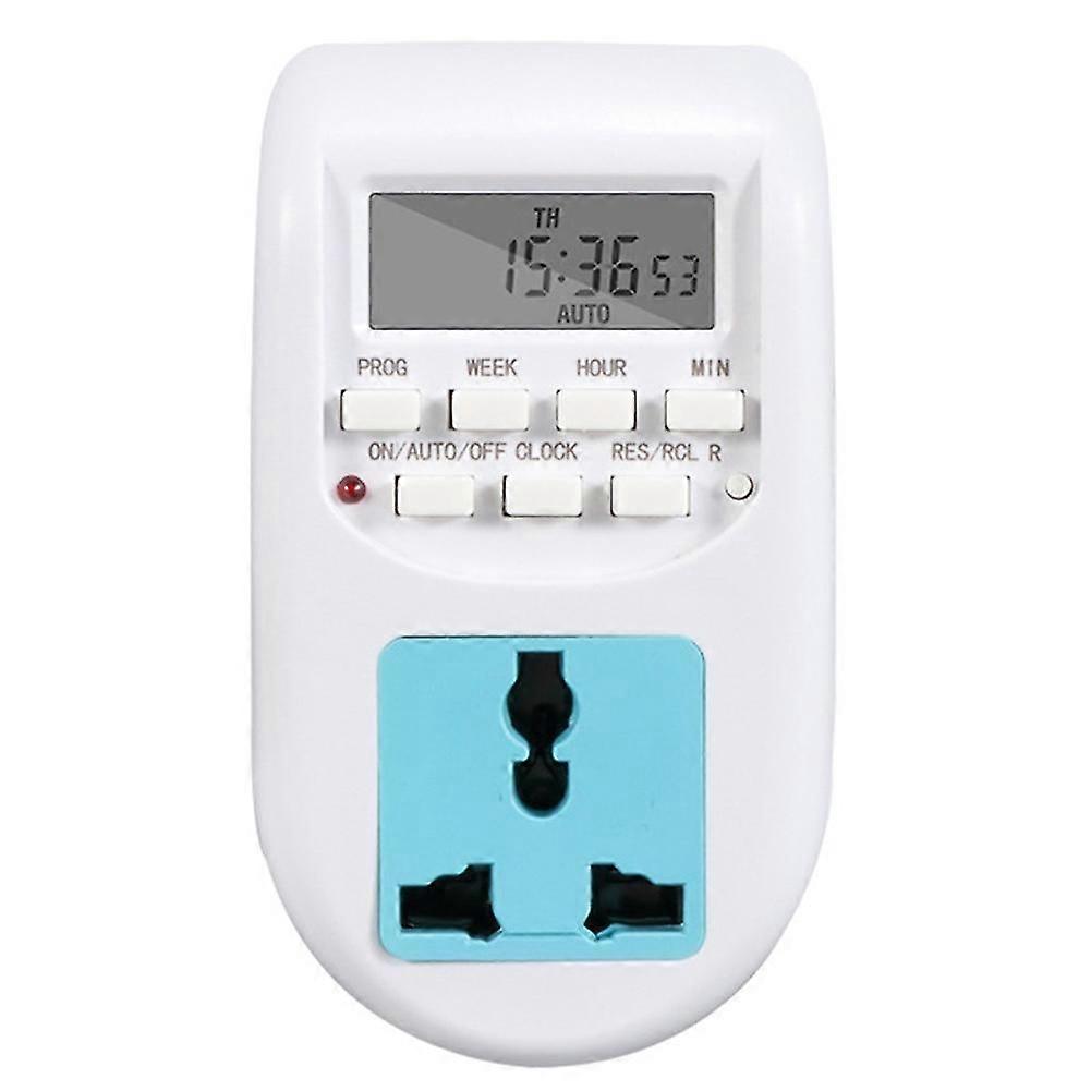 Lcd Digital programmerbar Timer Switch Elektronisk Timer Socket husholdningsapparater For Home Garden