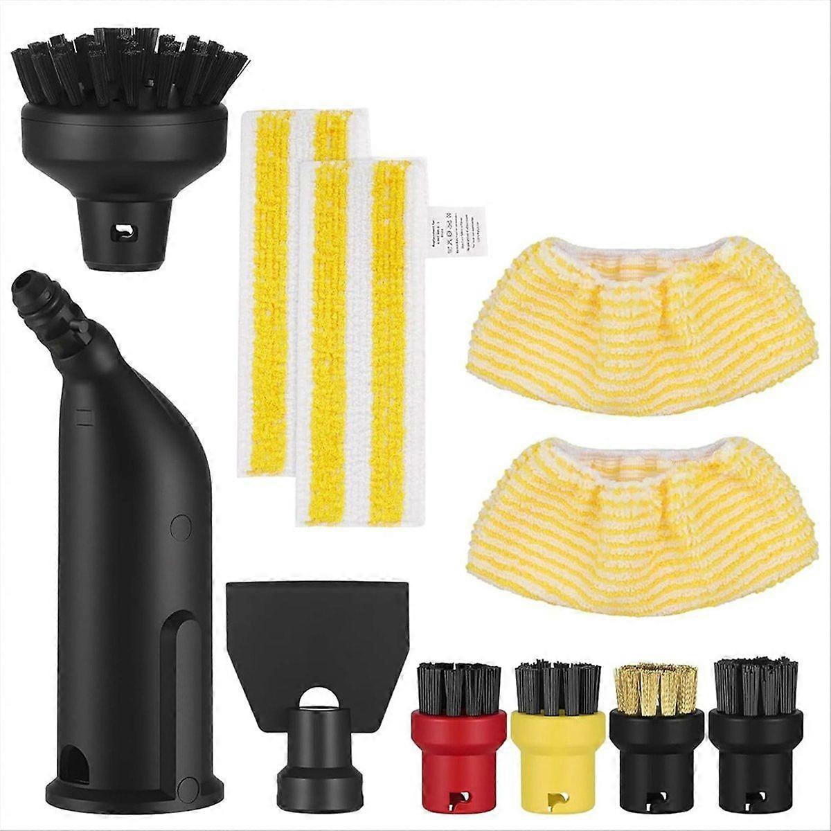 Steam Cleaner Accessories for SC1 SC2 SC3 SC4 SC5 Round Brush Joint Brushes Window Squeegee Microfi